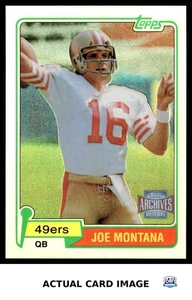 2001 Topps Archives Reserve #216 JOE MONTANA 49ers Set-Break HOF NM - Picture 1 of 4