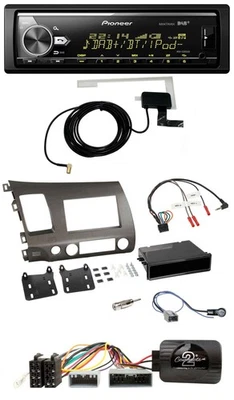 Pioneer Bluetooth DAB USB Lenkrad Autoradio für Honda Civic Hybrid 2006-2010 ant - Bild 1 von 4