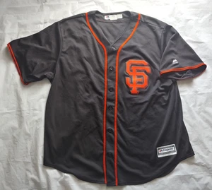 Black San Francisco Giants Majestic Jersey - Size XL - FREE SHIPPING!!! - Picture 1 of 7