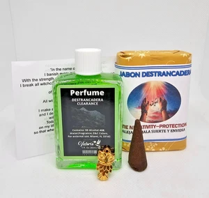 JABON Y PERFUME DESTRANCADERA / CLEARANCE LIBERA DAÑO MAL ENVIDIA PROTECCION - Picture 1 of 4