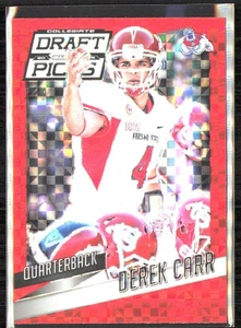 2015 Panini Prizm Draft Picks #32 Derek Carr Red Power Prizm Parallel SP! - Picture 1 of 2