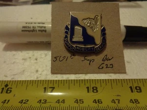501° Battaglione di Supporto G23 Unit Crest, DI, DUI (DRAW#R9) - Foto 1 di 1