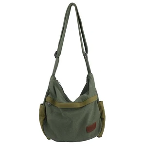 Bolso Mensajero Grande de Lona con Múltiples Bolsillos para Hombre y Mujer, Bandolera... - Imagen 1 de 6