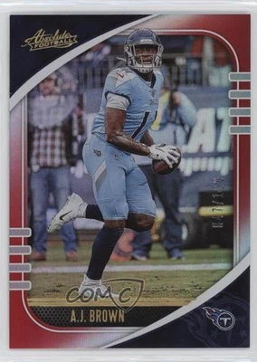 2020 Panini Absolute Spectrum Red /100 AJ Brown #87 - Image 1 of 2