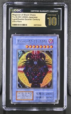 Yugioh Card Magician of Black Chaos Original Layout Tokyo Dome CGC PRISTINE 10 - Immagine 1 di 2