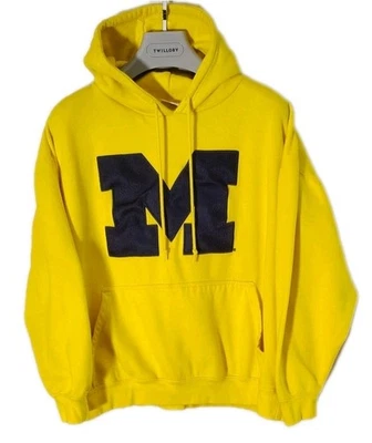 Sudadera con Capucha Pro Edge 2 XL Michigan Logo Collage Fútbol Y2K De Colección Foto 1 de 4