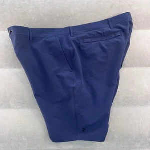 PUBLIC REC Pantaloncini Golf Uomo 42 Navy Workday Performance Elasticizzati Cerniera 5 Tasche - Foto 1 di 7