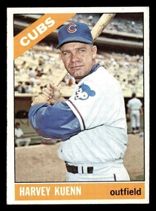 1966 Topps Harvey Kuenn #372 VG Chicago Cubs - Picture 1 of 2