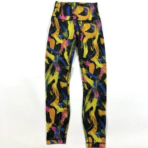 Lululemon Wunder Train Contour Fit High Rise Tight Legging Gr. 4 Schwarz Multi - Bild 1 von 7