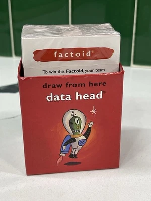 2004 Cranium Game New SEALED Cards Replacement Parts Red Data Head Fact Cards - Image 1 of 4