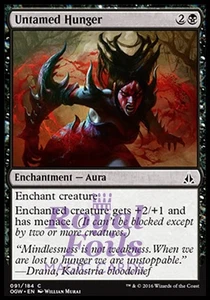 Untamed Hunger 4x FOIL OGW MTG Oath of the Gatewatch Common MINT black - Bild 1 von 1