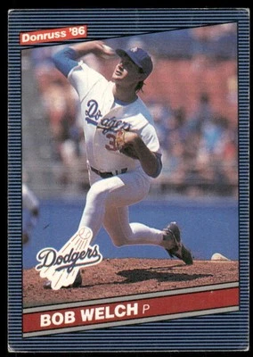 1986 Donruss #459 Bob Welch Los Angeles Dodgers Baseball Card - Image 1 of 2
