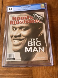 Shaquille O’Neal Sports Illustrated CGC 9.0 White Newsstand (Classic Shaq cover) - Picture 1 of 3