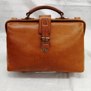 Mochila Bolsa de Lona Suave Modelo Marrón CORAZÓN Usada Excelente Estado - Imagen 1 de 20