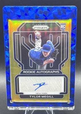 2022 Panini Prizm • Tylor Megill /10 (RC) GOLD PRIZM Rookie Autographs - NY Mets - Image 1 of 4