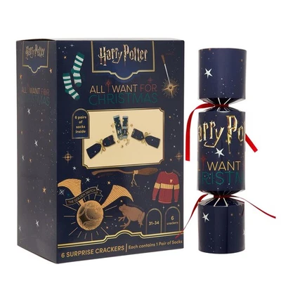 Calcetines galletas regalo Navidad Harry Potter - Pack de 6 Foto 1 de 4