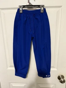 OAKI Rain Trail Pants Boys Blue Waterproof Drawstring Outdoor Sz 4-5 - Picture 1 of 4