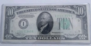 1934 USA $10 Ten Dollar Note Federal Reserve Of Minneapolis - Picture 1 of 2