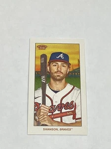 2020 Topps 206 Baseball #NNO - Dansby Swanson - Atlanta Braves - Picture 1 of 2