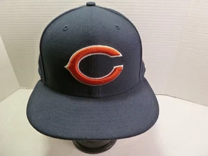 CHAPEAU NEW ERA CHICAGO BEARS 59FIFTY AJUSTÉ 7 5/8 PF" INITIALES AU DOS * BRODÉ - Photo 1/10