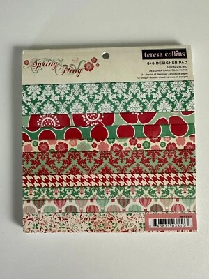 Teresa Collins 6 x 6 Paper Pads-Multiple Variations Avalable-You Choose - Image 1 of 4