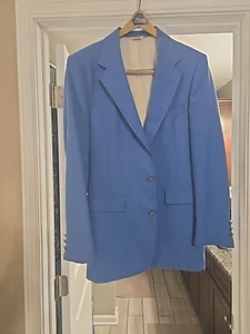 Hamricks Anzugjacke mittelblau mit Goldknopf 2 Knöpfe - Bild 1 von 5