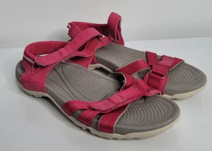 Earth Origins Womens 9 Wide Edgewater Ember Pink Sandals Shoes Adjustable Sport - Picture 1 of 8