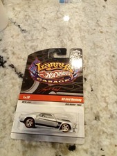 Hot Wheels Larry's Garage #1/20 '69 Ford Mustang Metalflake Silver  Real Riders
