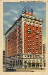 Indianapolis,IN Severin Hotel Marion County Indiana Postcard - Picture 1 of 2