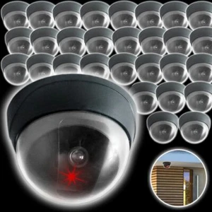 CCTV Überwachungs Kameras 1-30 Stück LED Fake Cam Video Security Alarm Attrappen - Afbeelding 1 van 20