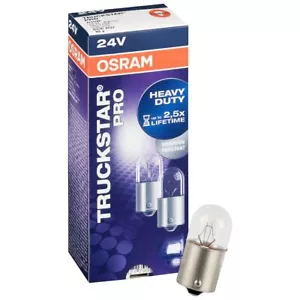 10 lampade a sfera Osram 5637TSP R10W BA15s 24 V 10 W Truckstar Pro 5637LTS - Foto 1 di 5