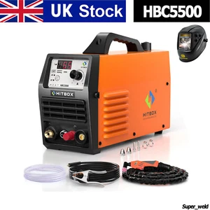 HITBOX Air Plasma Cutter IGBT 2T/4T HF Non-Touch Pilot Arc Cutting Machine 55Amp - Picture 1 of 15