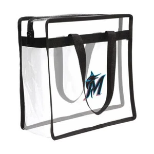 Miami Marlins Clear Stadium Tote [NEW] MLB Bag Purse Game Day Field - Picture 1 of 1