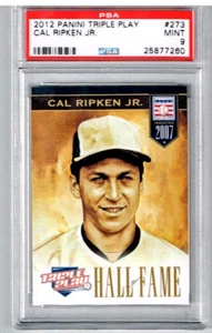 2009 Panini Triple Play Cal Ripken Jr. PSA 9 - Picture 1 of 2