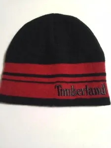 TIMBERLAND RED/BLACK SCULLY CAP BOY SIZE 8-20 - Picture 1 of 2