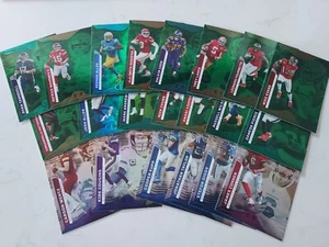 2022 PANINI ILLUSIONS FOOTBALL EMERALD PARALLEL PICK YOUR PLAYER FILL YOUR SET - Picture 1 of 44