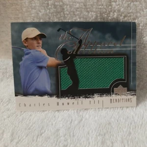 Tarjeta de camisa usada Charles Howell III 2003 UD Renditions colección evento - Imagen 1 de 3