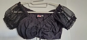 Dirndlbluse Carmen Bluse Dirndl Spieth & Wensky schwarz, Gr. 38 - Bild 1 von 9