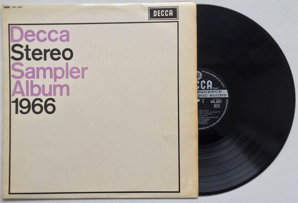 SXL 6237 U.K. DECCA W/B Stereo Sampler Album 1966 EX/VG+ - Image 1 of 1