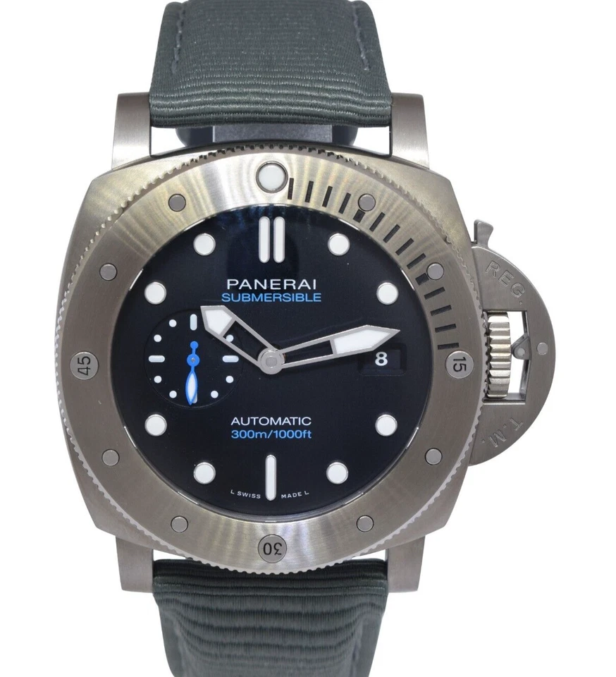 NOS Panerai Submersible PAM 2305 Titanium Mens 47mm Watch B/P '24 PAM02305 - Image 1 of 4