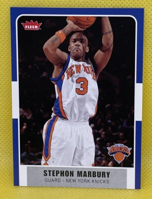 Stephon Marbury 2007-08 Fleer #77 New York Knicks - Image 1 of 2