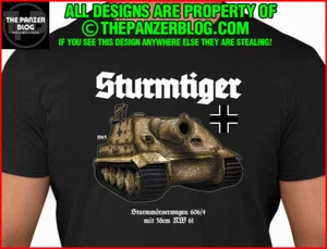 Camiseta Sturmtiger Panzer Segunda Guerra Mundial Tanque Tigre Alemán Versión 1 - Imagen 1 de 49