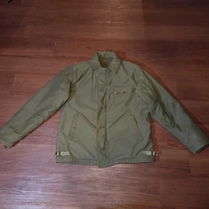 Vintage 1970s US Navy A-2 Deck Jacket Sz Medium/Large? - Picture 1 of 14