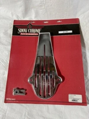 Show Chrome 63-129 Teardrop Drive Shaft Cover V-Star 650 1100 1998-2009 Modelos - Imagem 1 de 4