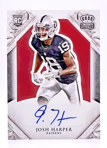 2015 Panini Crown Royale Red #161 Josh Harper RC 5/99 Las Vegas Raiders - Picture 1 of 2