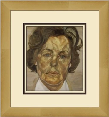 Camisa Lucian Freud Mujer en Blanco Estampado Enmarcado Personalizado Foto 1 de 2