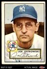 1952 Topps #206 Joe Ostrowski Yankees 3 - VG B52T 01 5227