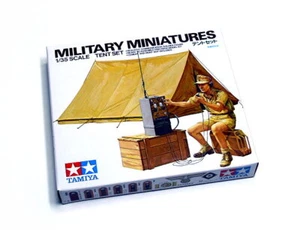 TAMIYA Military Model 1/35 Miniatures Tent Set Scale Hobby 35074 - Picture 1 of 2