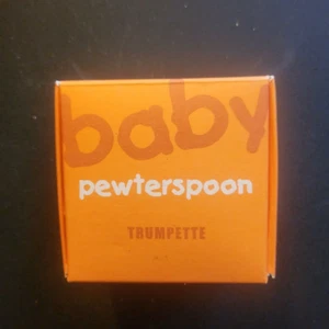 Trumpette Baby Silverware spoon Pewter spoon utensil feeding NIB - Picture 1 of 6