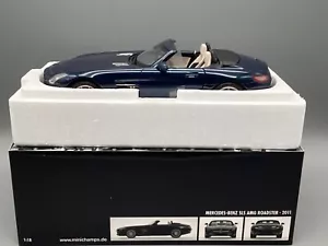 Maquetas de coches 1:18 Minichamps Mercedes Benz SLS AMG Roadster 2011 con embalaje original - Imagen 1 de 11